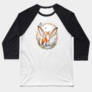 Ethereal Fox Explorer Baseball T-Shirt